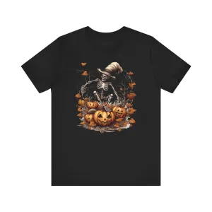 Fall Skeleton 3 Unisex Jersey Short Sleeve Tee