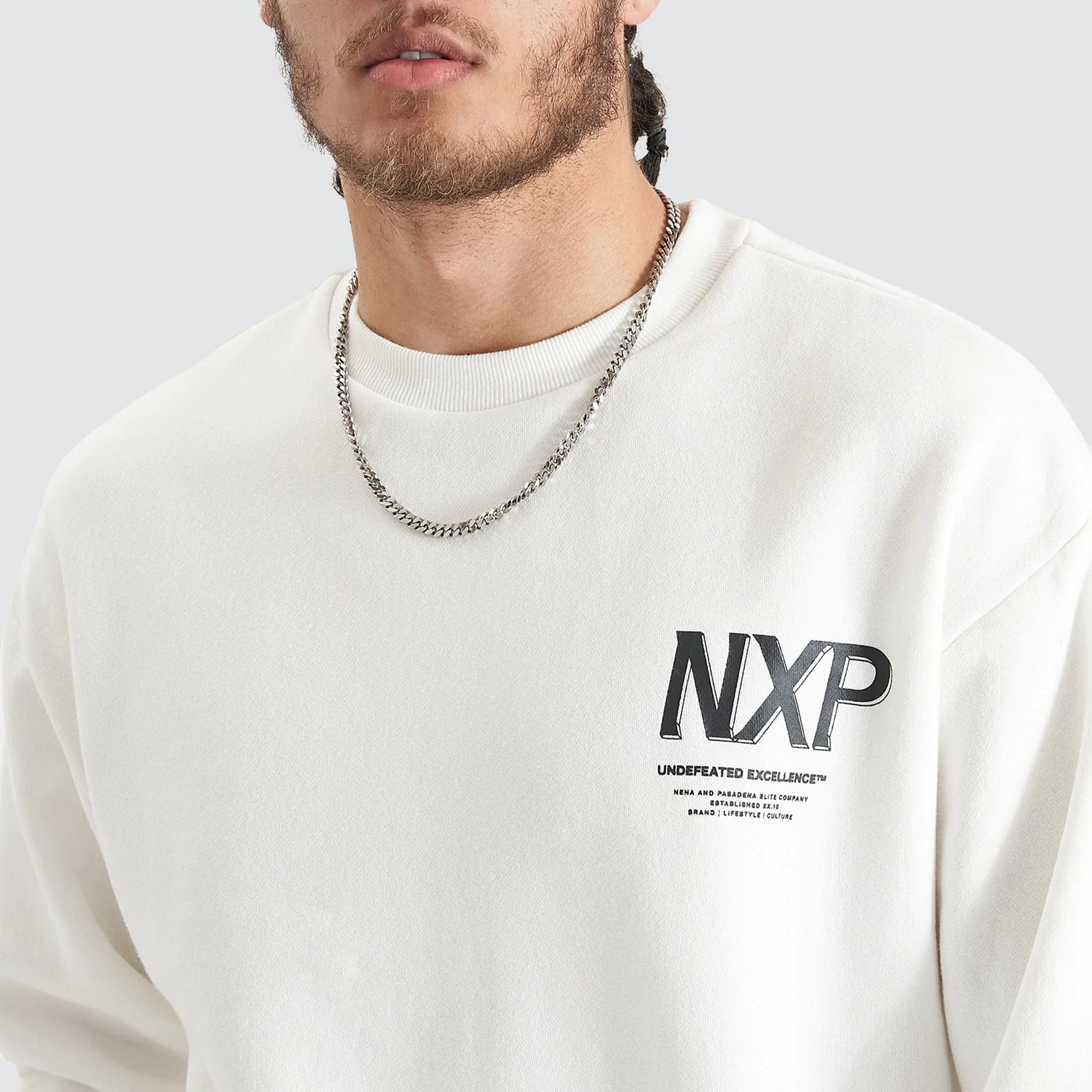 Federation Heavy Relaxed Sweater Natural White