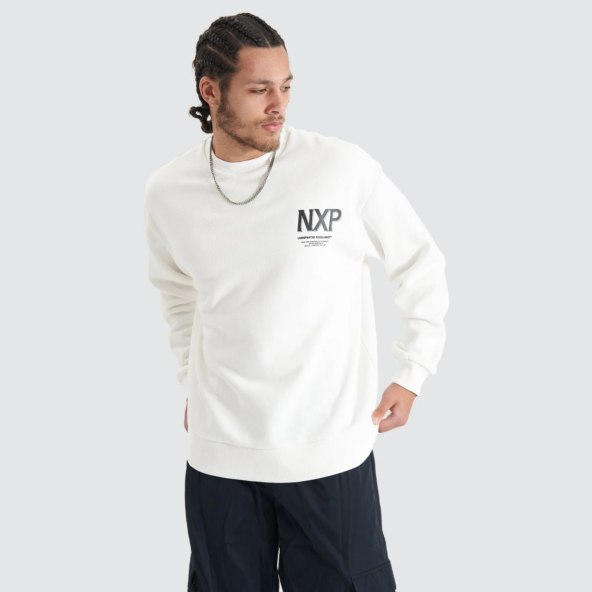Federation Heavy Relaxed Sweater Natural White