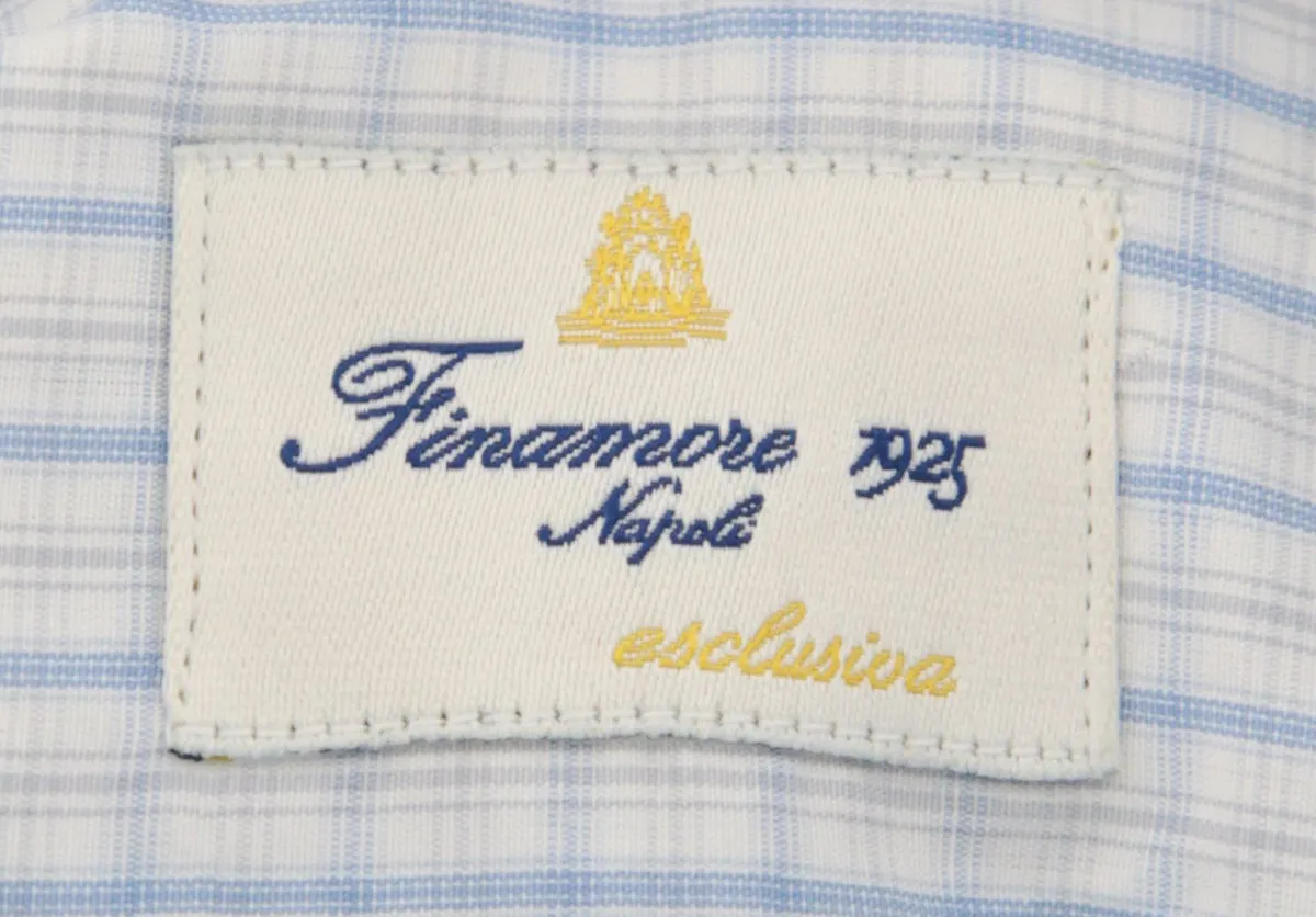 Finamore Napoli Light Blue Shirt - Extra Slim