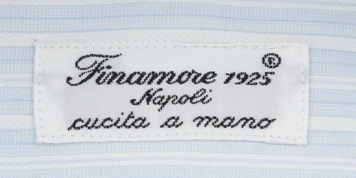 Finamore Napoli Light Blue Shirt - Extra Slim