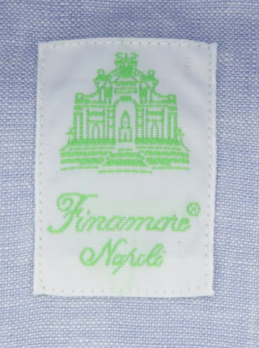 Finamore Napoli Light Blue Shirt - Extra Slim