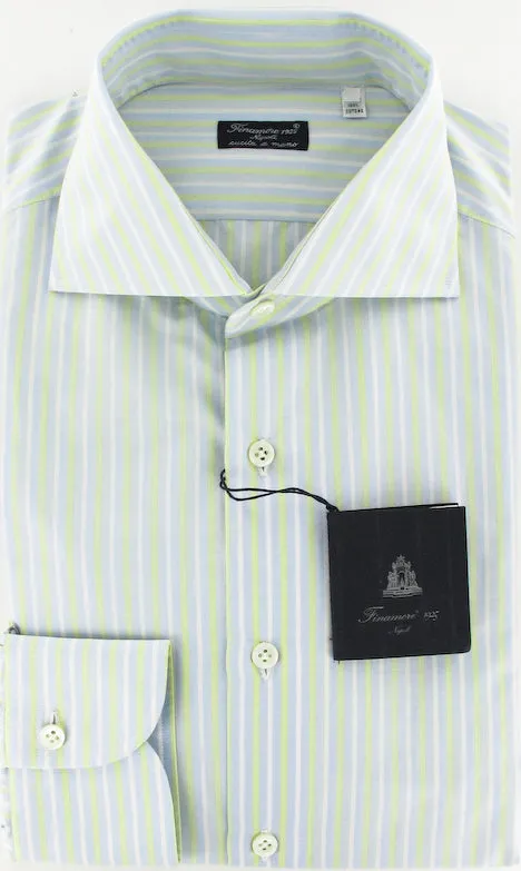 Finamore Napoli Light Blue Shirt – Size: 15.75 US / 40 EU