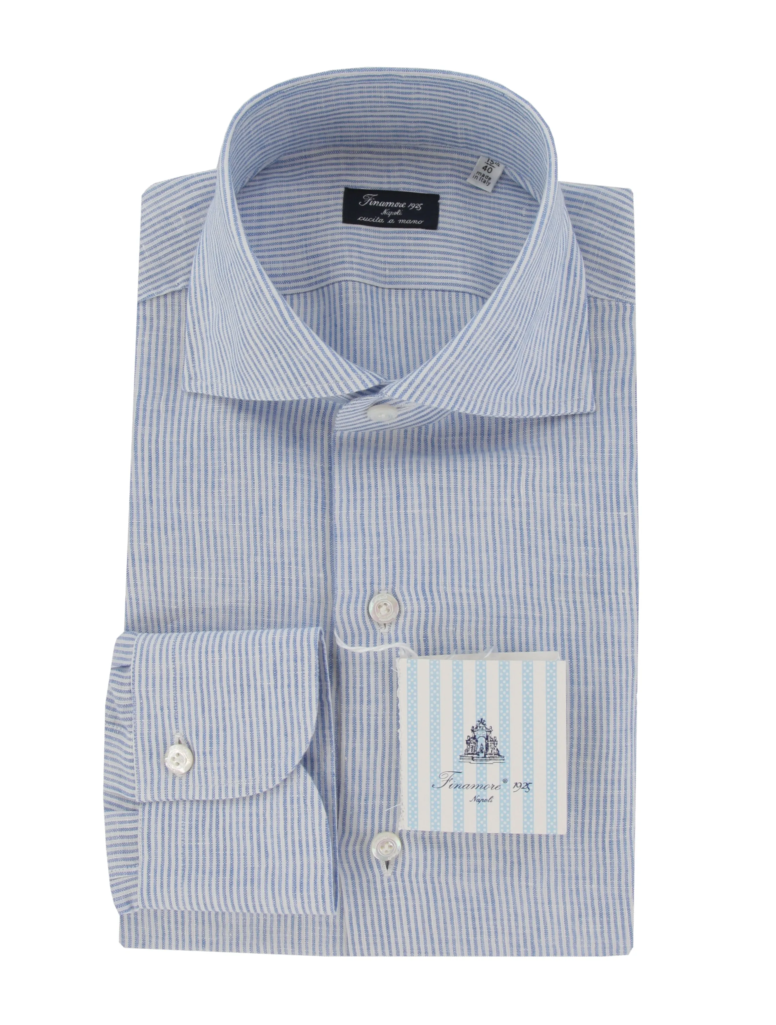 Finamore Napoli Light Blue Shirt - Slim