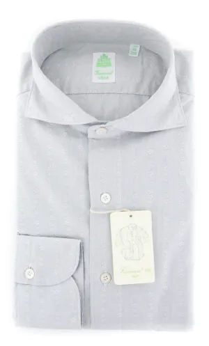 Finamore Napoli Light Gray Shirt - Extra Slim