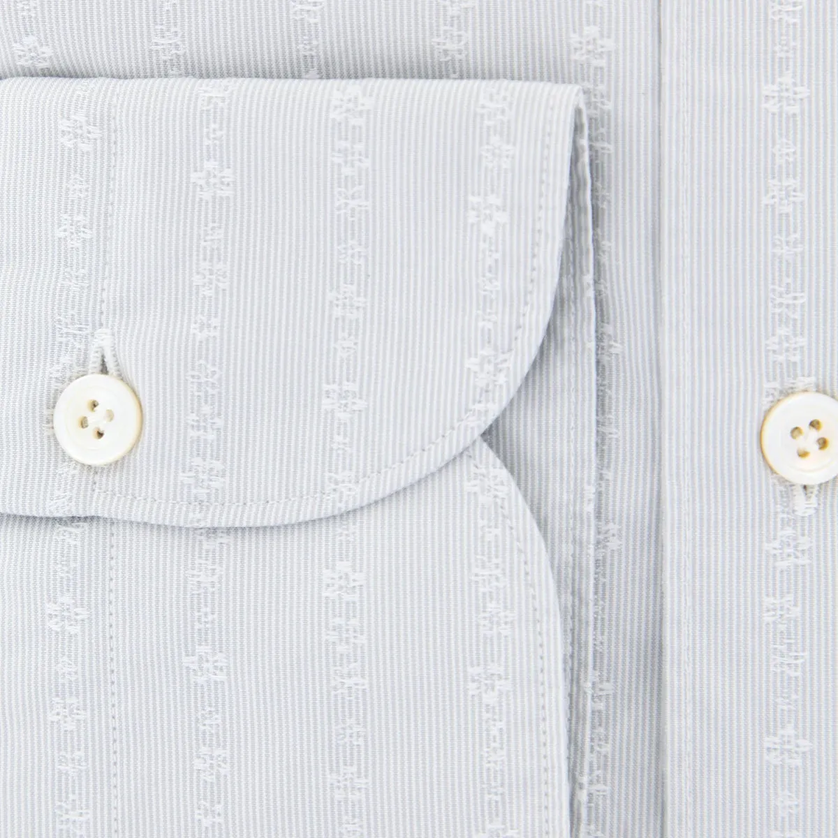 Finamore Napoli Light Gray Shirt - Extra Slim
