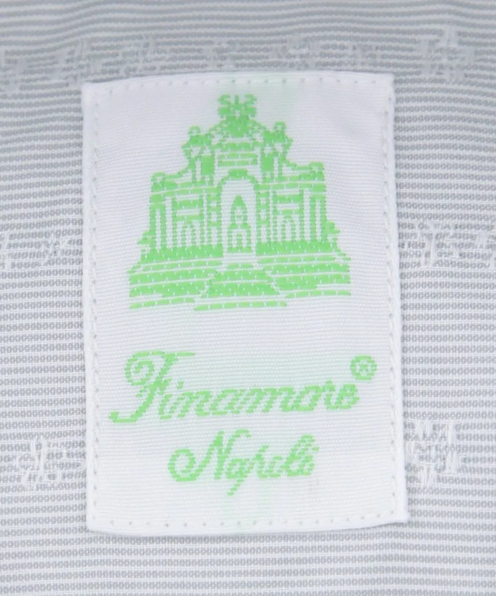 Finamore Napoli Light Gray Shirt - Extra Slim