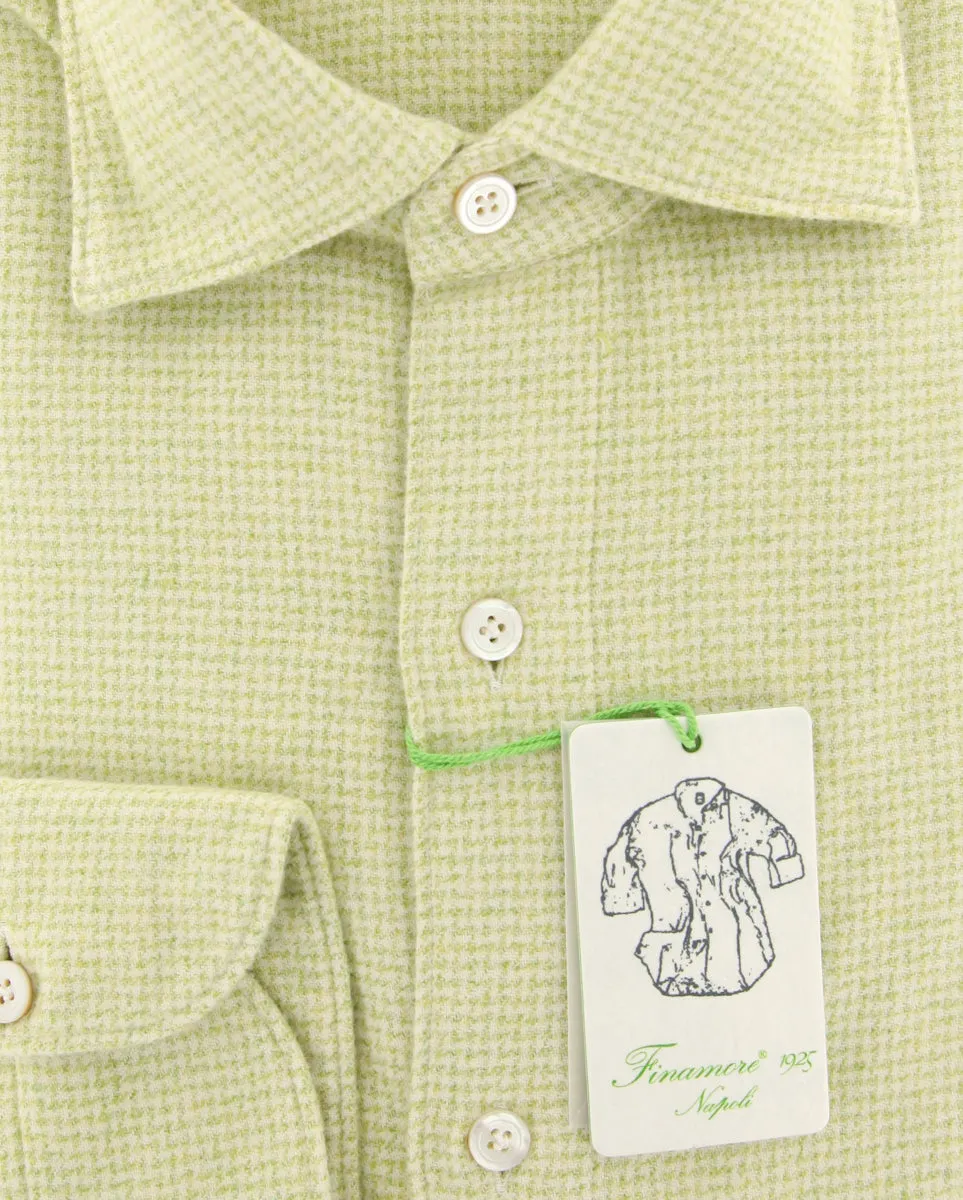 Finamore Napoli Light Green Shirt - Extra Slim