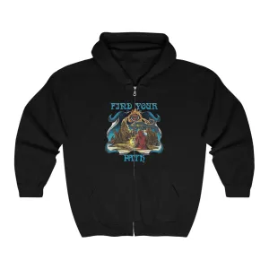 Find Your Path Unisex Heavy Blend™ Full Zip Hooded Sweatshirt