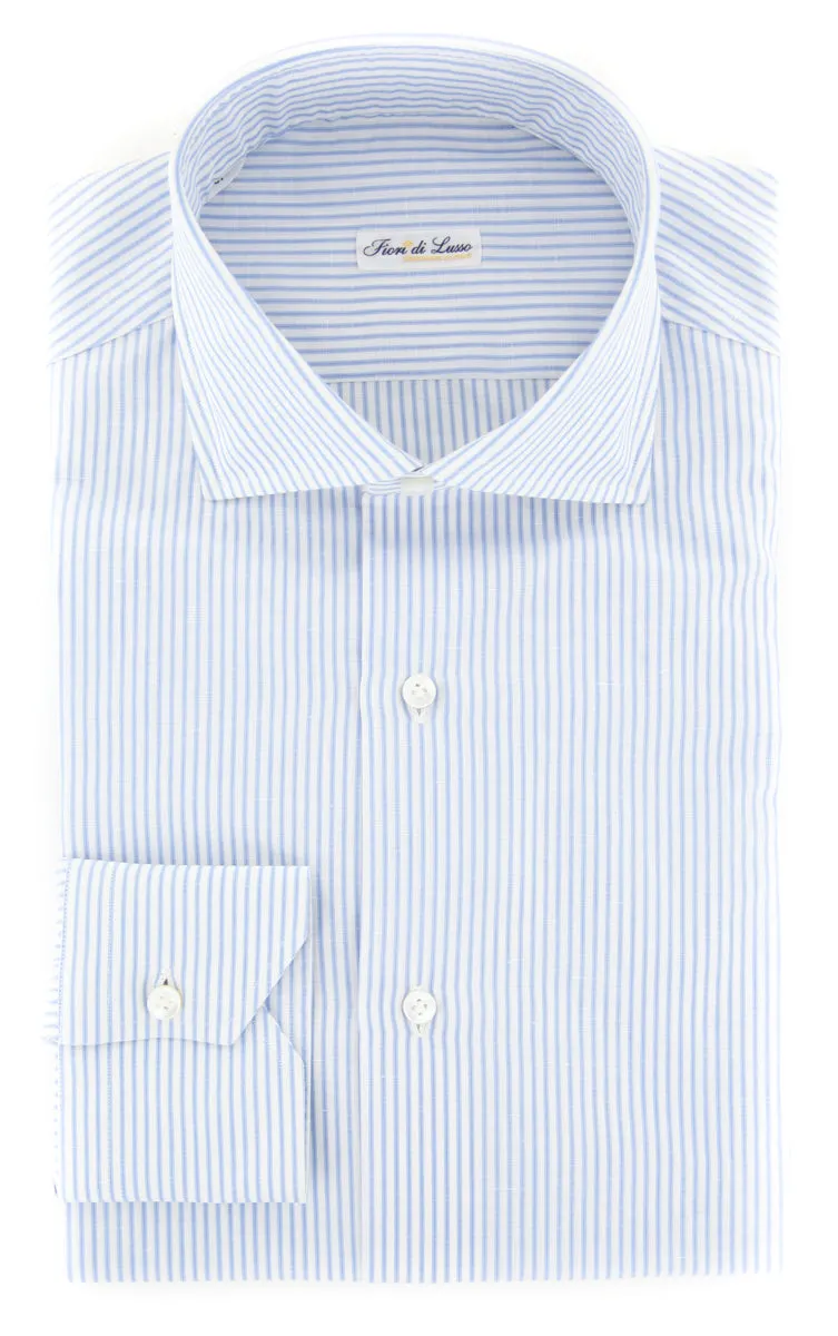 Fiori Di Lusso Light Blue Shirt - Slim