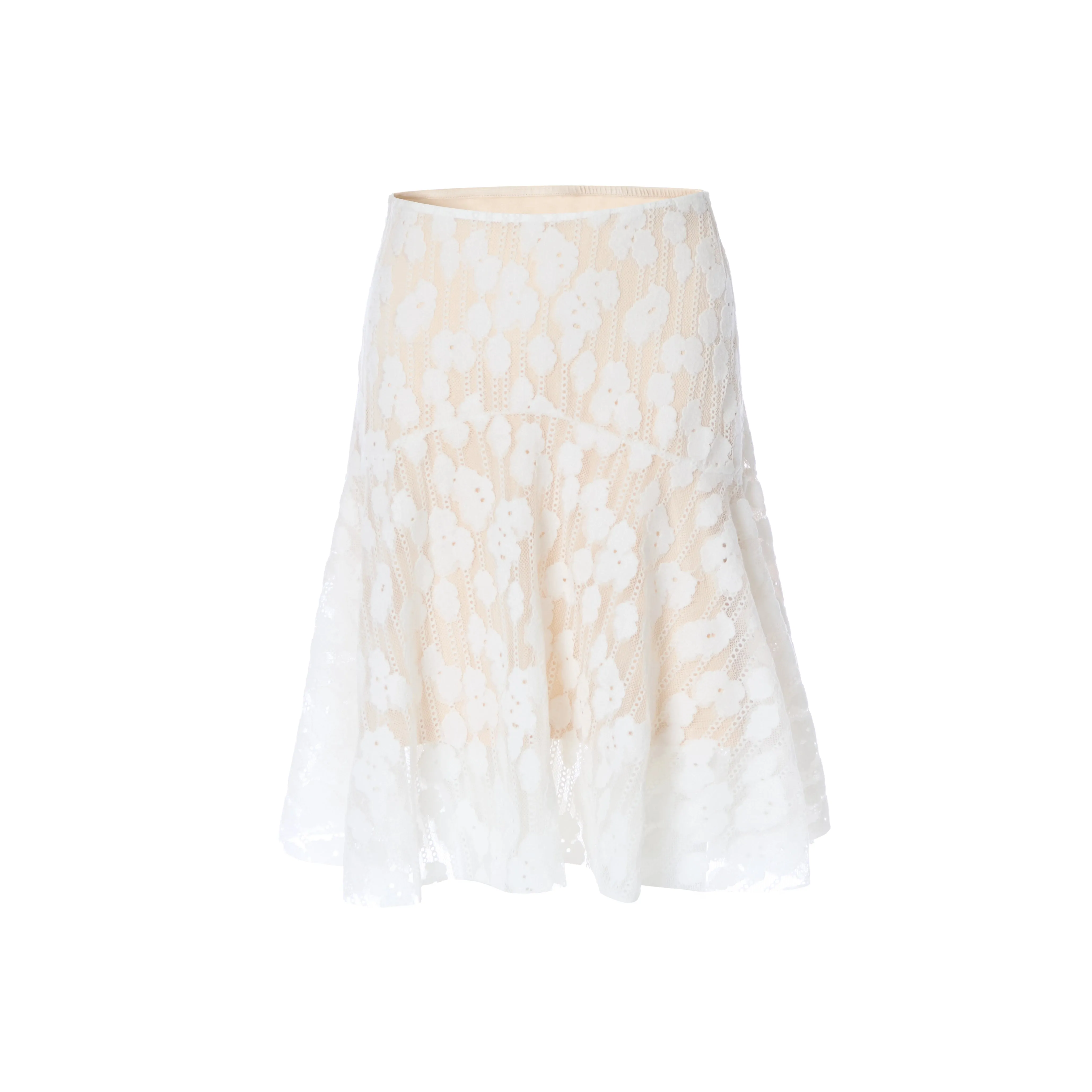 Floral Lace Skirt Set