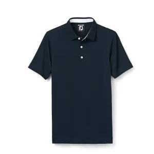 FootJoy Boy's SOLID PIQUE SELF NAVY