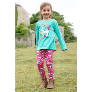 Frugi Anna Top 500173A4paqh Aqua Horse