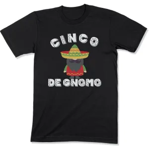 Funny Cinco De Mayo Gnome Unisex T Shirt For Men Women Adult - Punny Cinco De Gnomo Gnome Tees