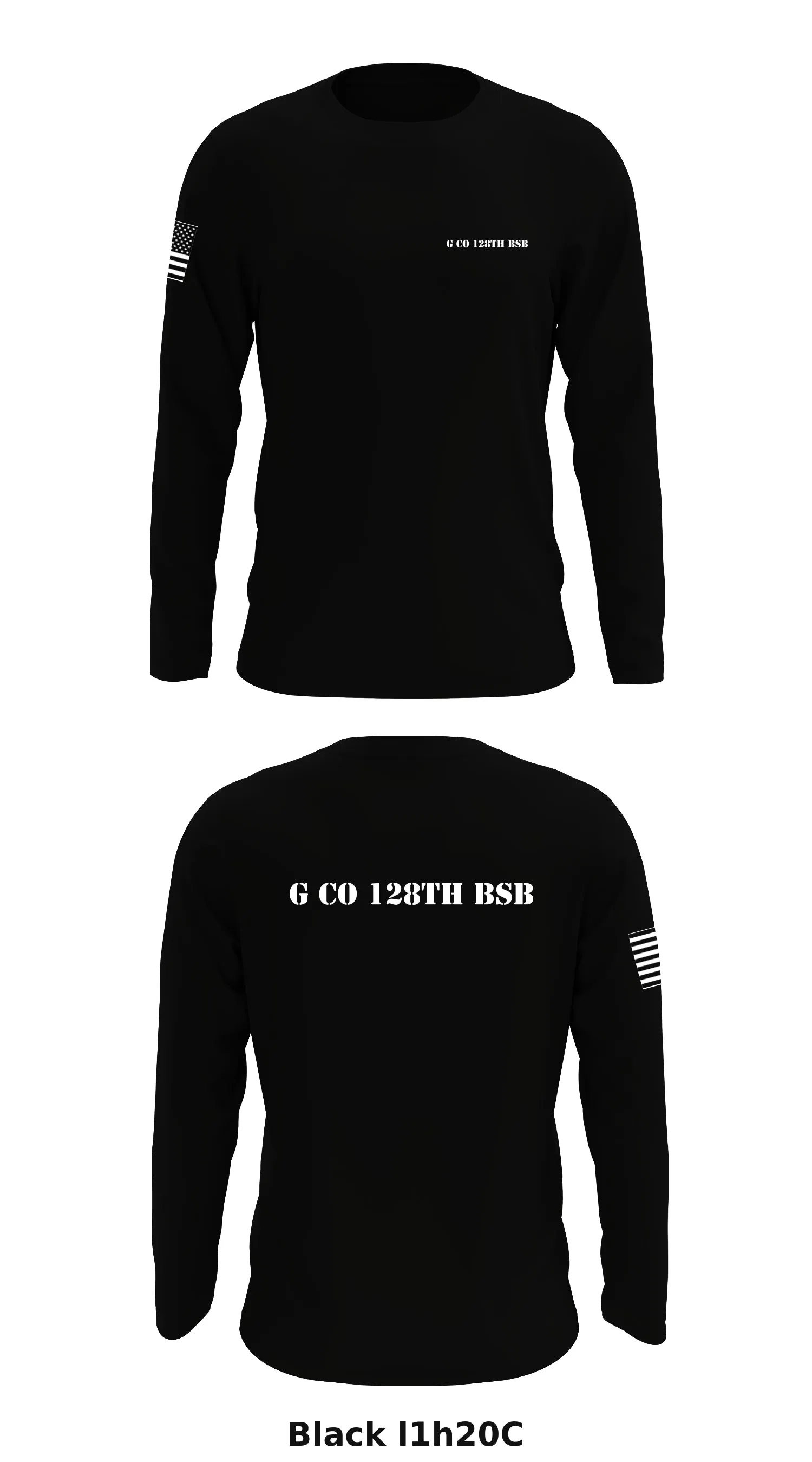 G co 128th BSB Store 1 Core Men's LS Performance Tee - l1h20C
