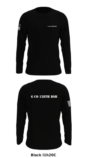 G co 128th BSB Store 1 Core Men's LS Performance Tee - l1h20C