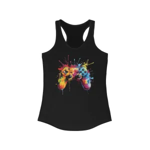 Gaming Controller 1 Women's Ideal Racerback Tank
