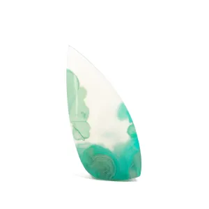 Gem Silica & Chrysocolla 27.05mm 11.9 Carat Gem Crystal Cabochon
