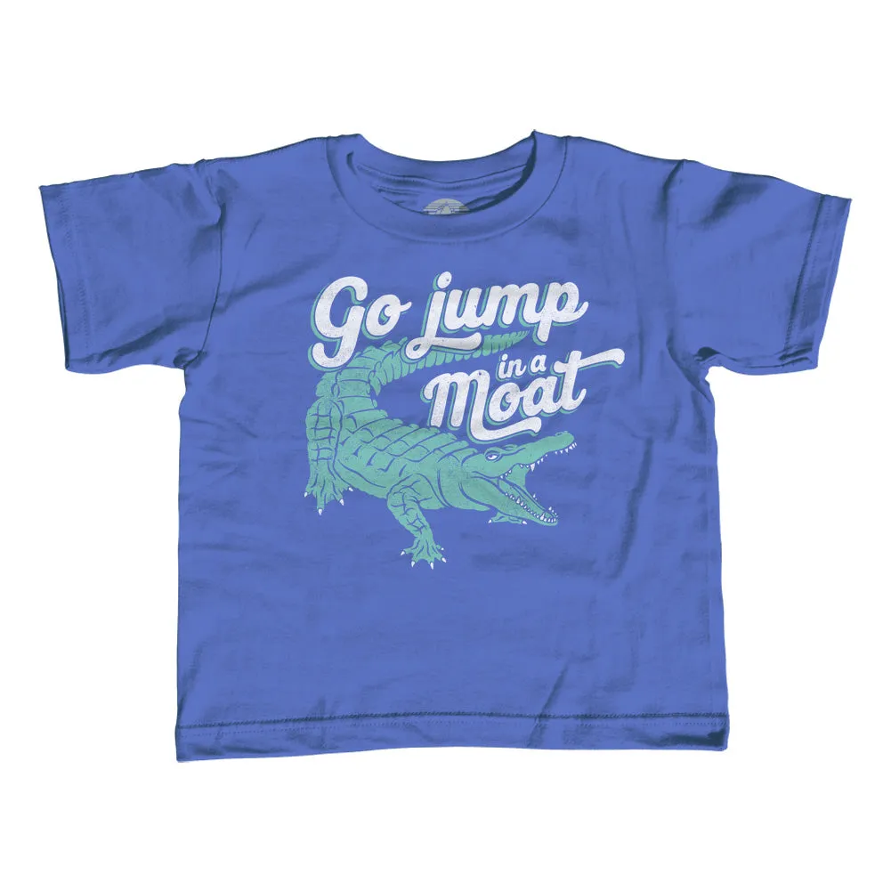 Girl's Go Jump in a Moat Alligator T-Shirt - Unisex Fit