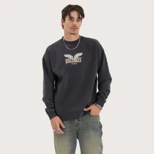 Glide  Heavy Relaxed Jumper Pigment Asphalt