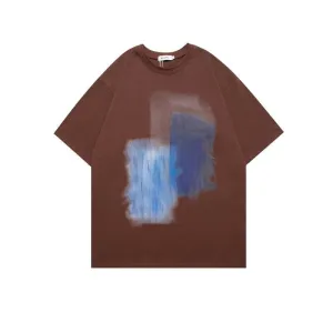 Graffiti Print Short-Sleeved T-Shirt