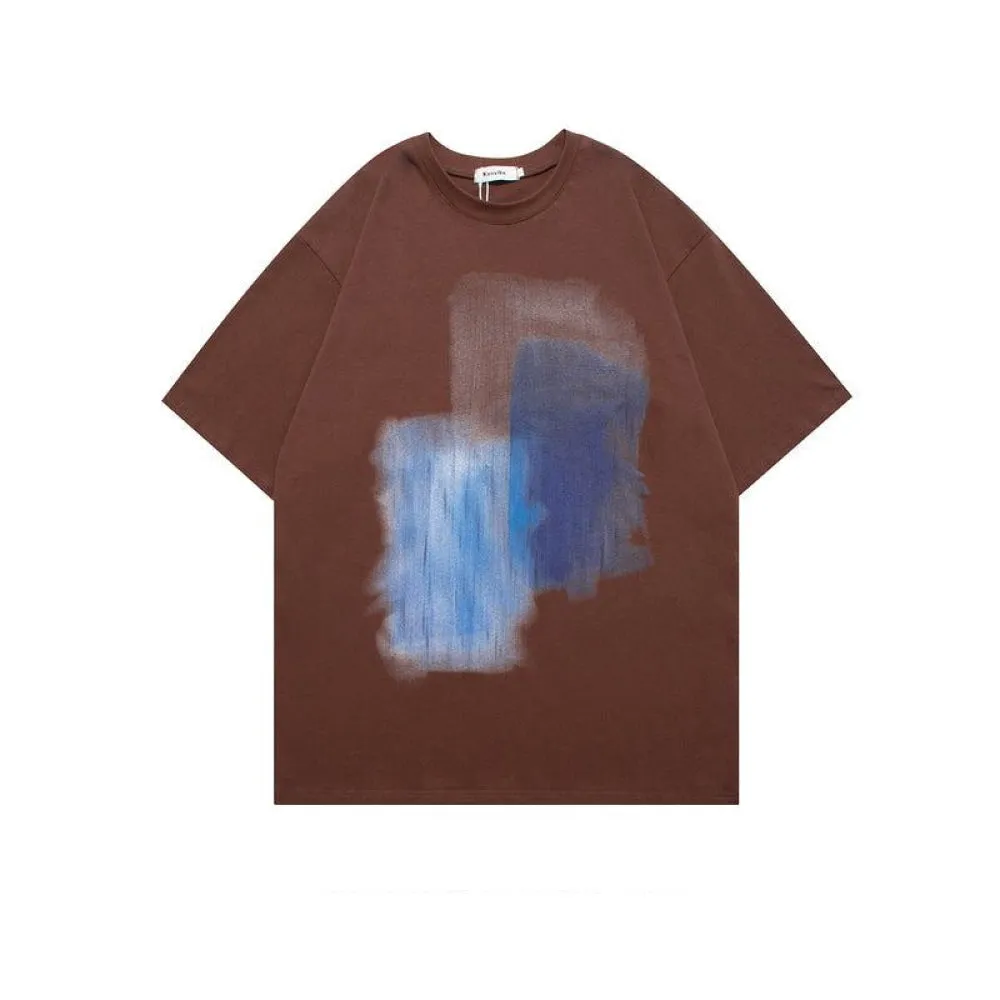 Graffiti Print Short-Sleeved T-Shirt
