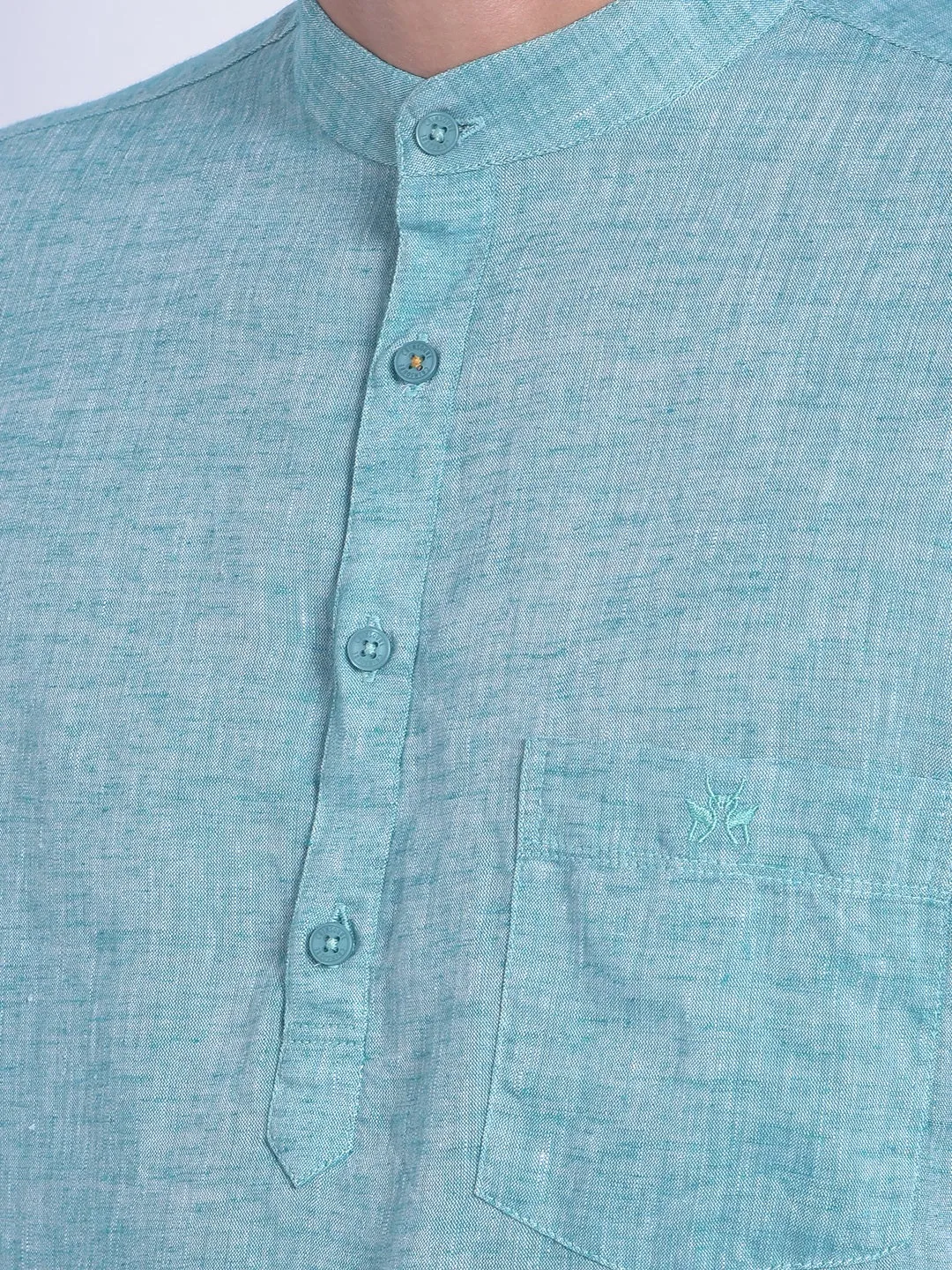 Green Printed Shirt
