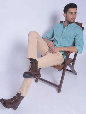 Green Printed Shirt
