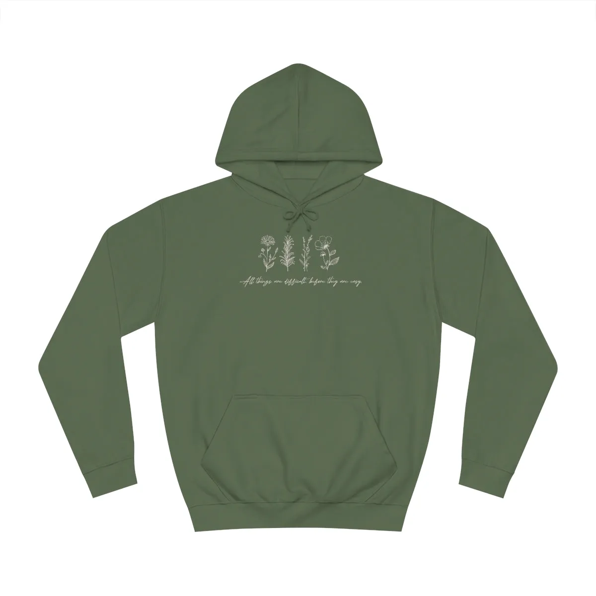 Grow Wherever You Go Unisex College Hoodie