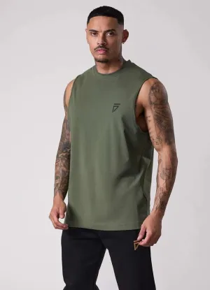 Gym King Fight Division Tank - Deep Olive
