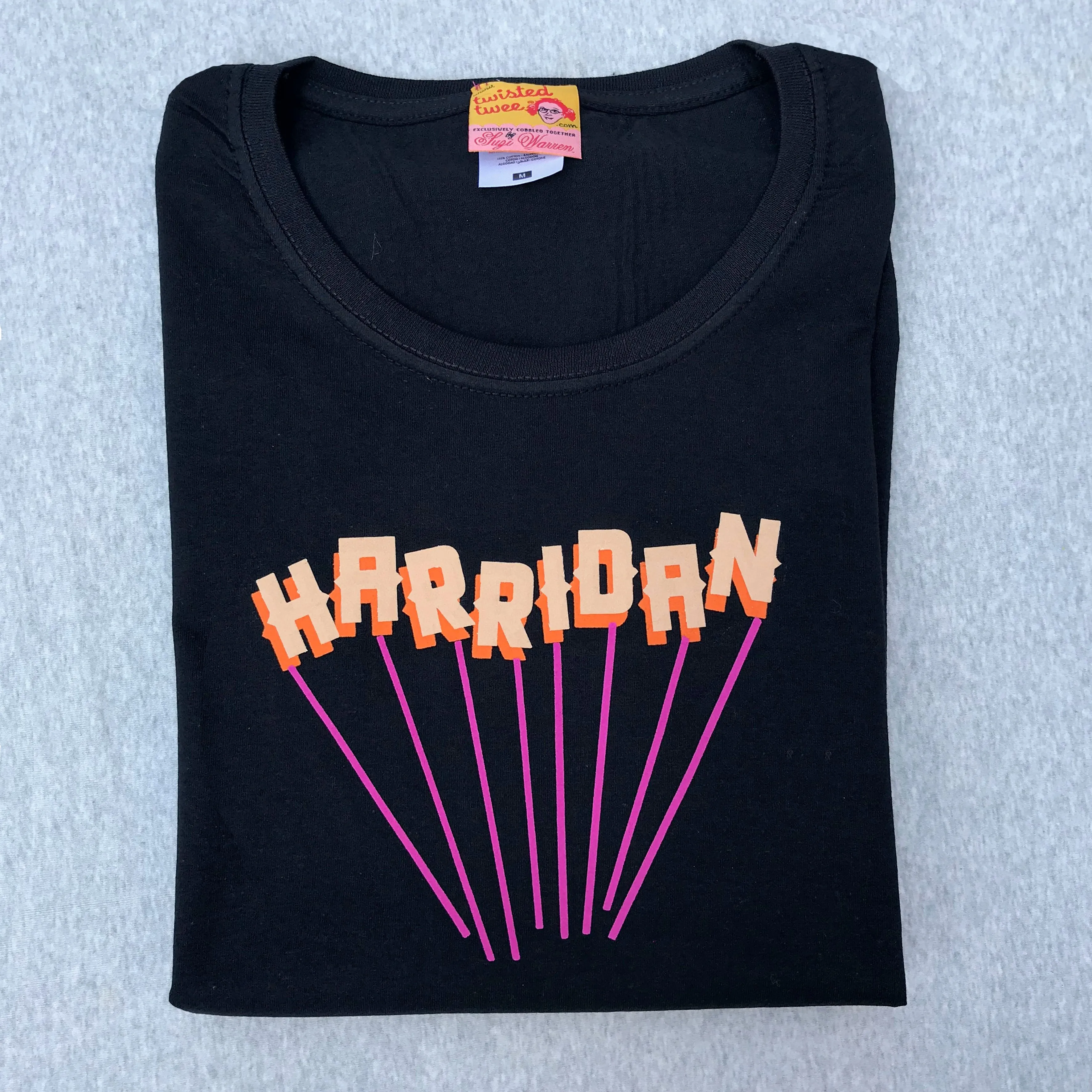Harridan slogan ladies t shirt for inspiring older women