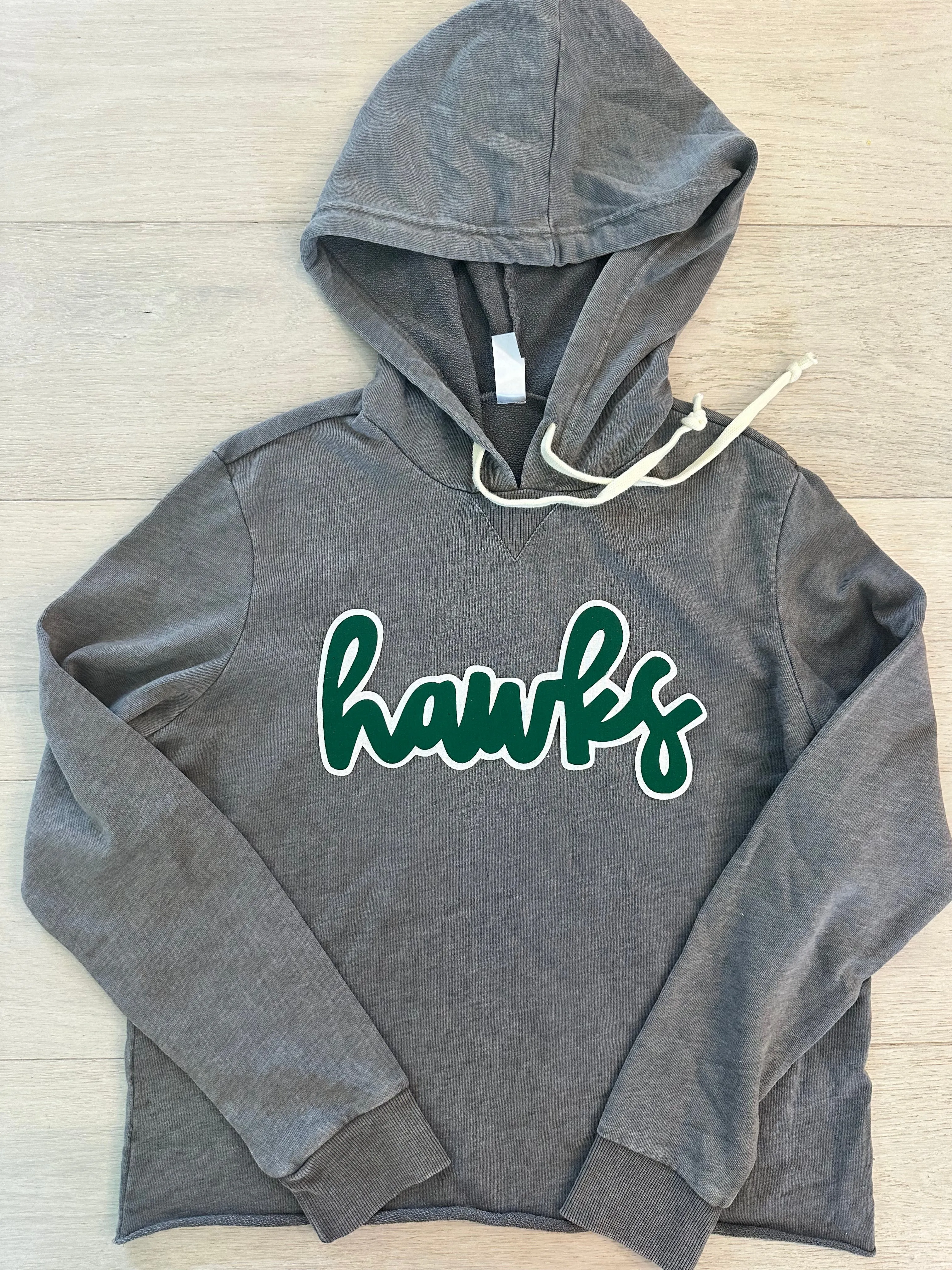 HAWKS - GREY LIGHTWEIGHT HOODIE
