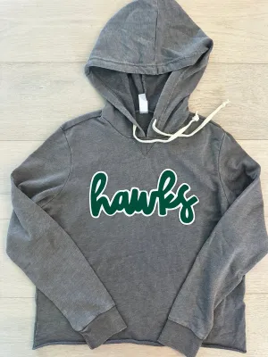 HAWKS - GREY LIGHTWEIGHT HOODIE