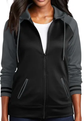 Hays Highstepper Sport Wick Varsity Fleece Full Zip Hooded Jacket Ladies