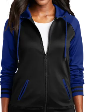 Hays Highstepper Sport Wick Varsity Fleece Full Zip Hooded Jacket Ladies