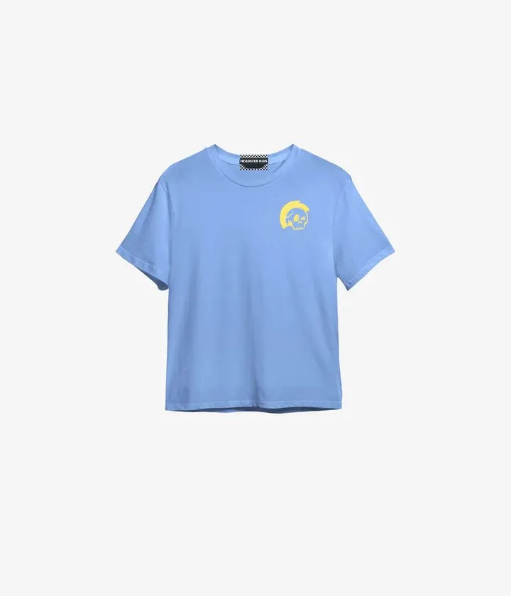 Headster Kids Mohawk T-shirt - Salty Blue