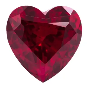 Heart FAB Lab-Grown Ruby Gems