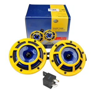 HELLA Horn Sharp Tone 12v (Yellow)