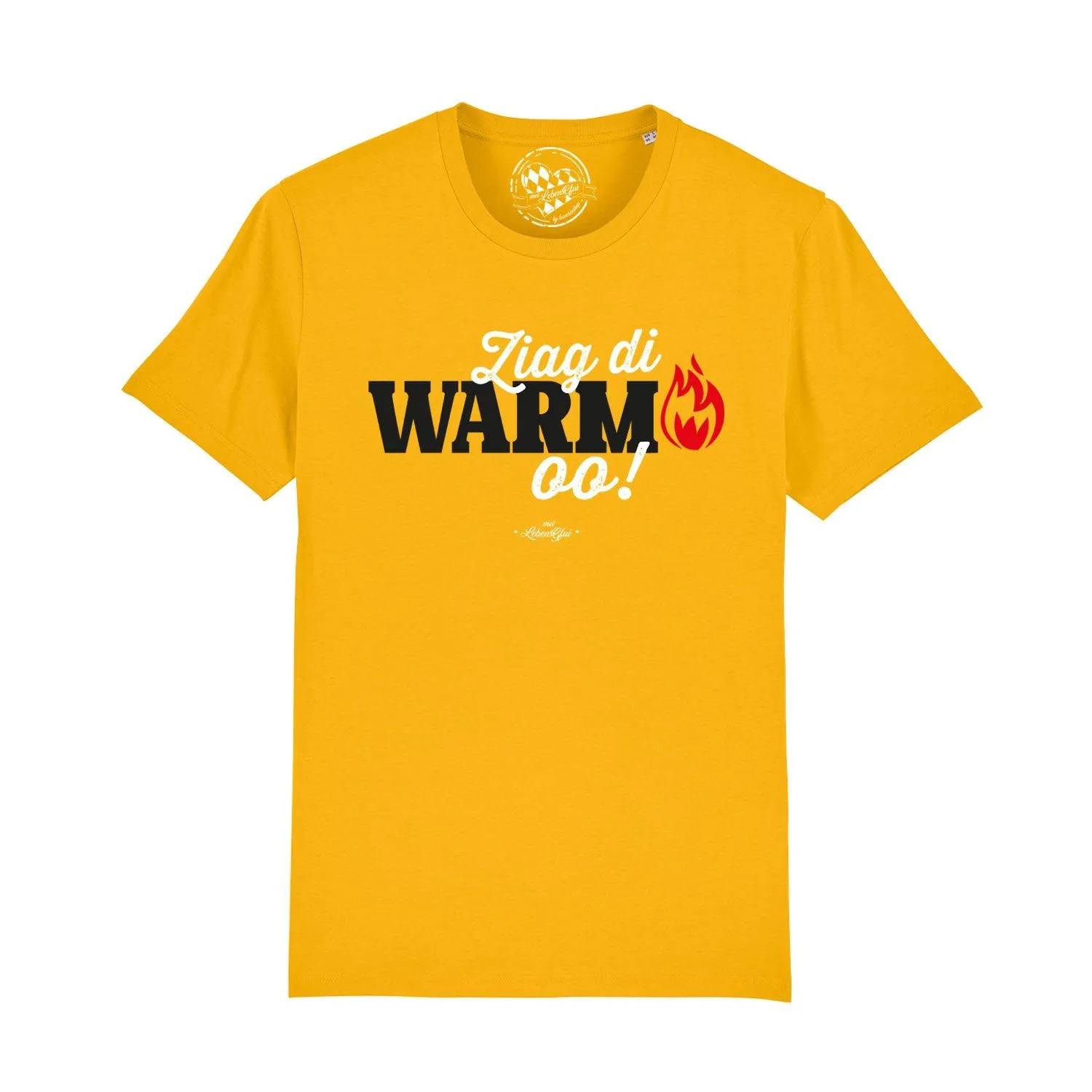 Herren T-Shirt "Ziag di warm oo!"