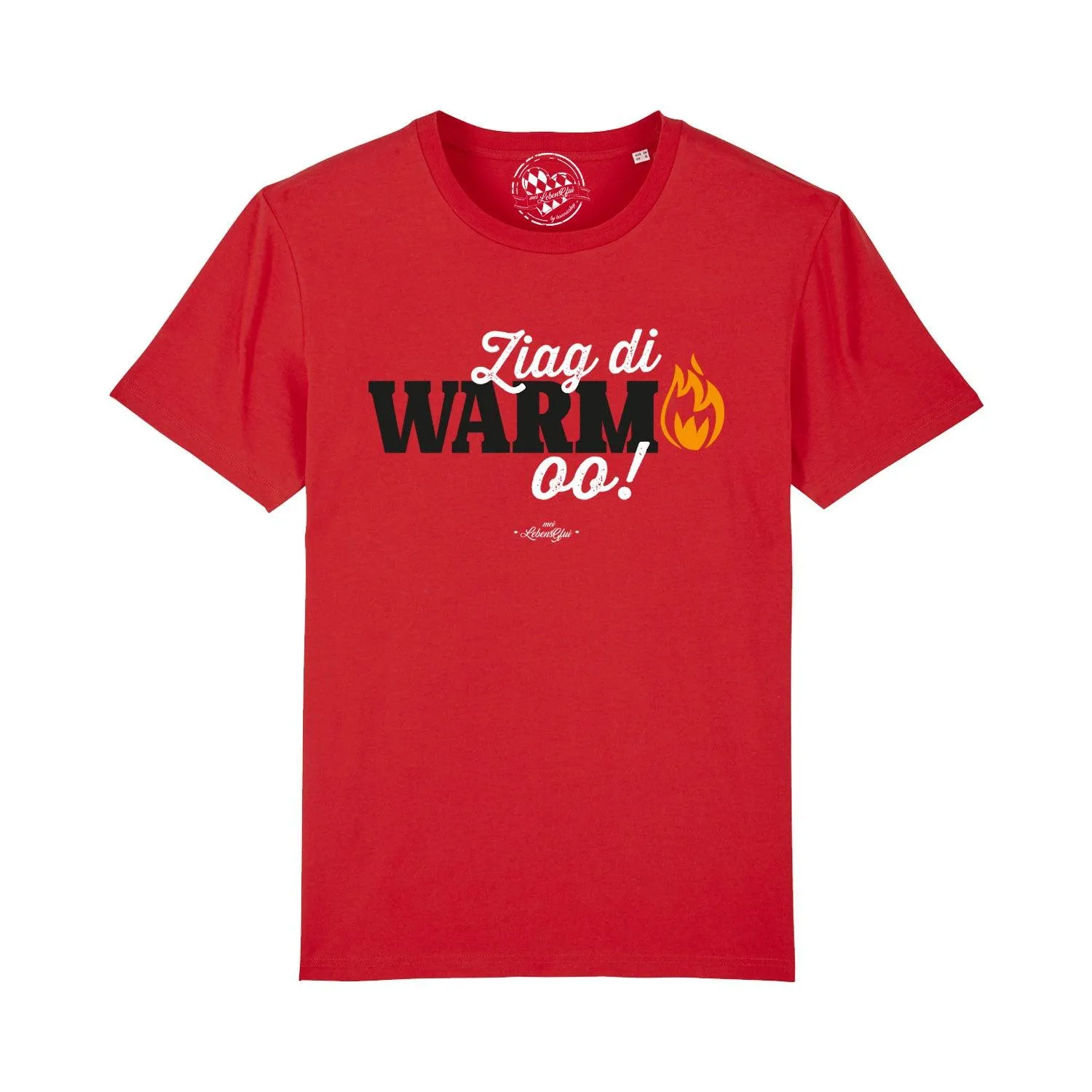 Herren T-Shirt "Ziag di warm oo!"