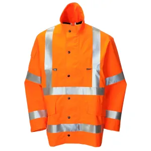 Hi-vis Foul Weather Jacket - Orange