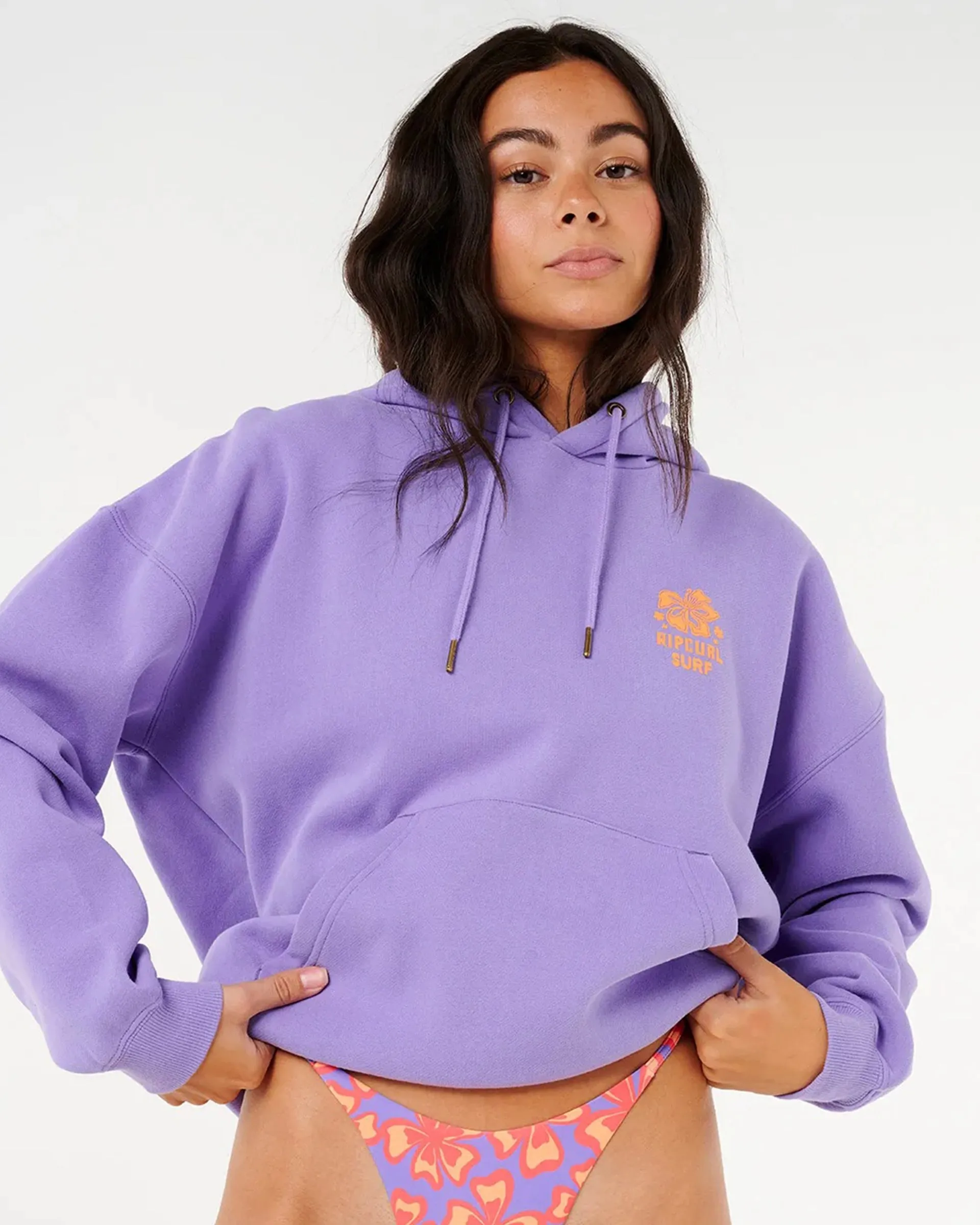 Hibiscus Heritage Hoodie - Purple