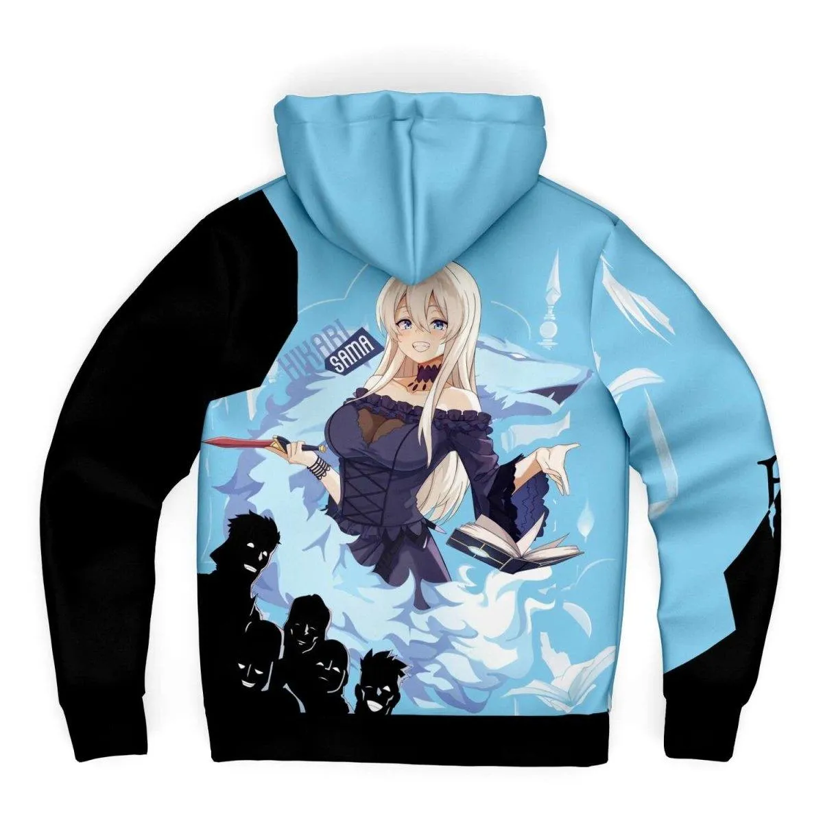Hikari sama Waifu anime girl Sherpa Jacket Hoodie