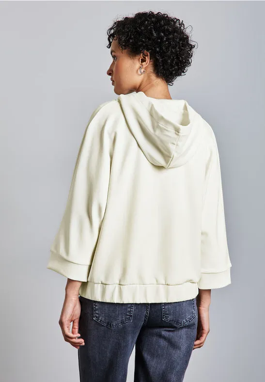 Hilda Full Zip Hoodie | Off White