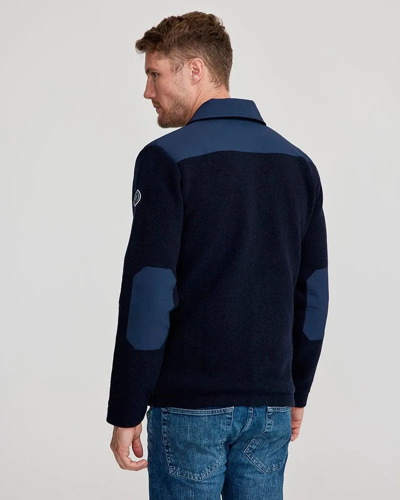 Holebrook Mens Billy Windproof overshirt navy
