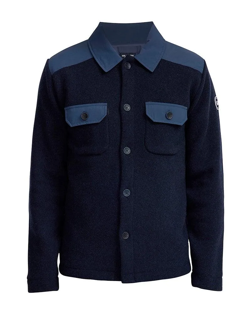 Holebrook Mens Billy Windproof overshirt navy