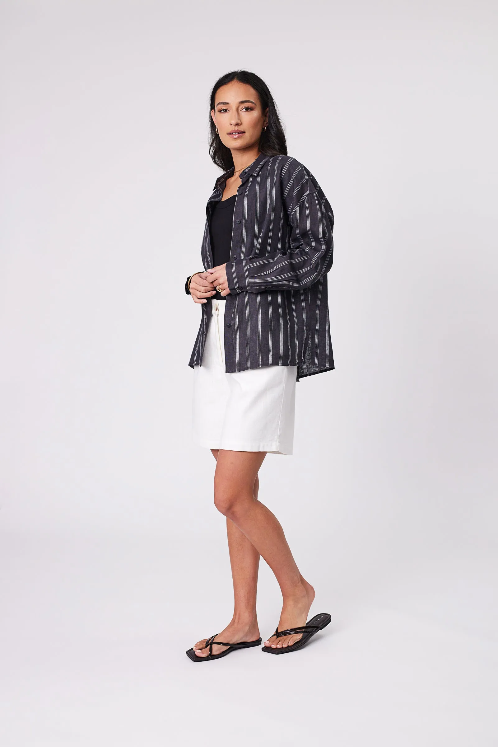Holiday Shirt - Ink Stripe