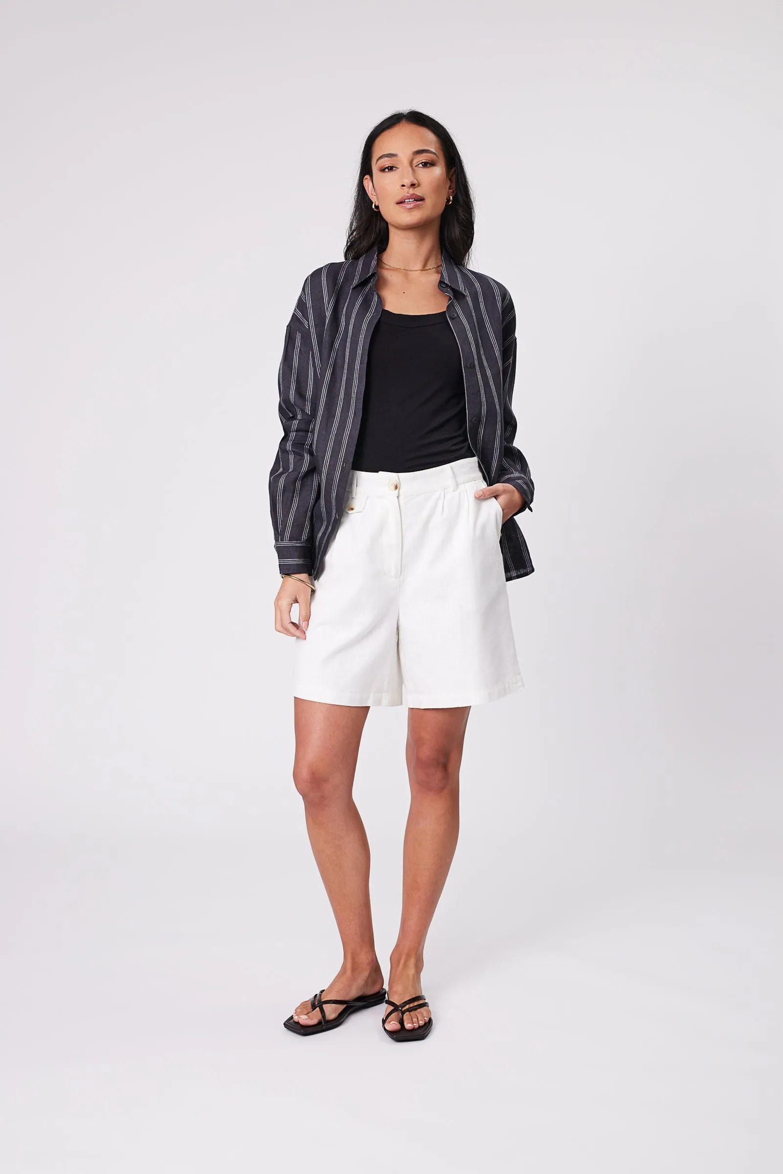 Holiday Shirt - Ink Stripe