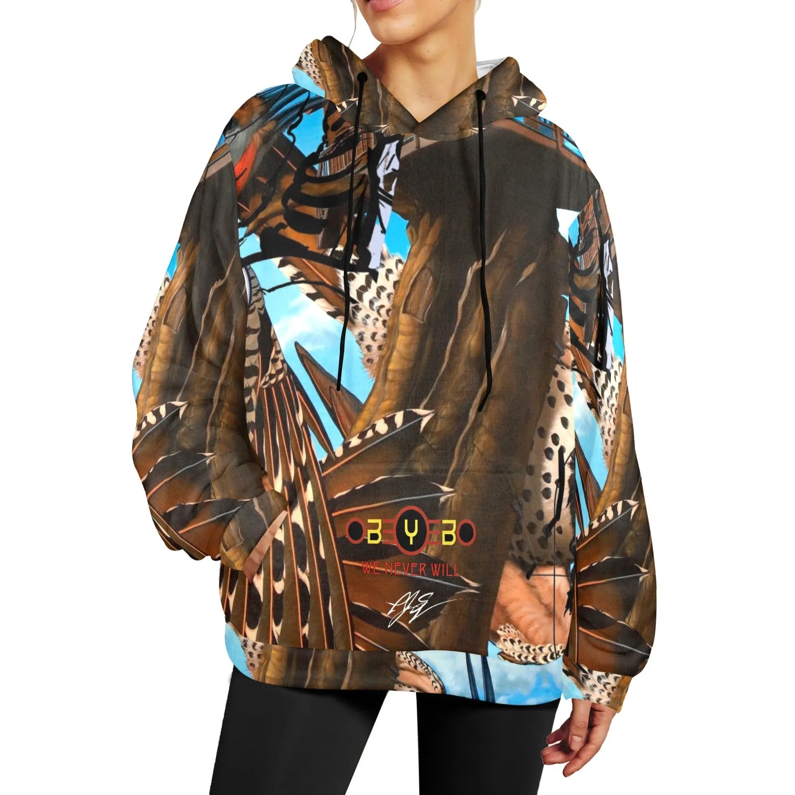 Home Invasion Women's Flannel Hoodie