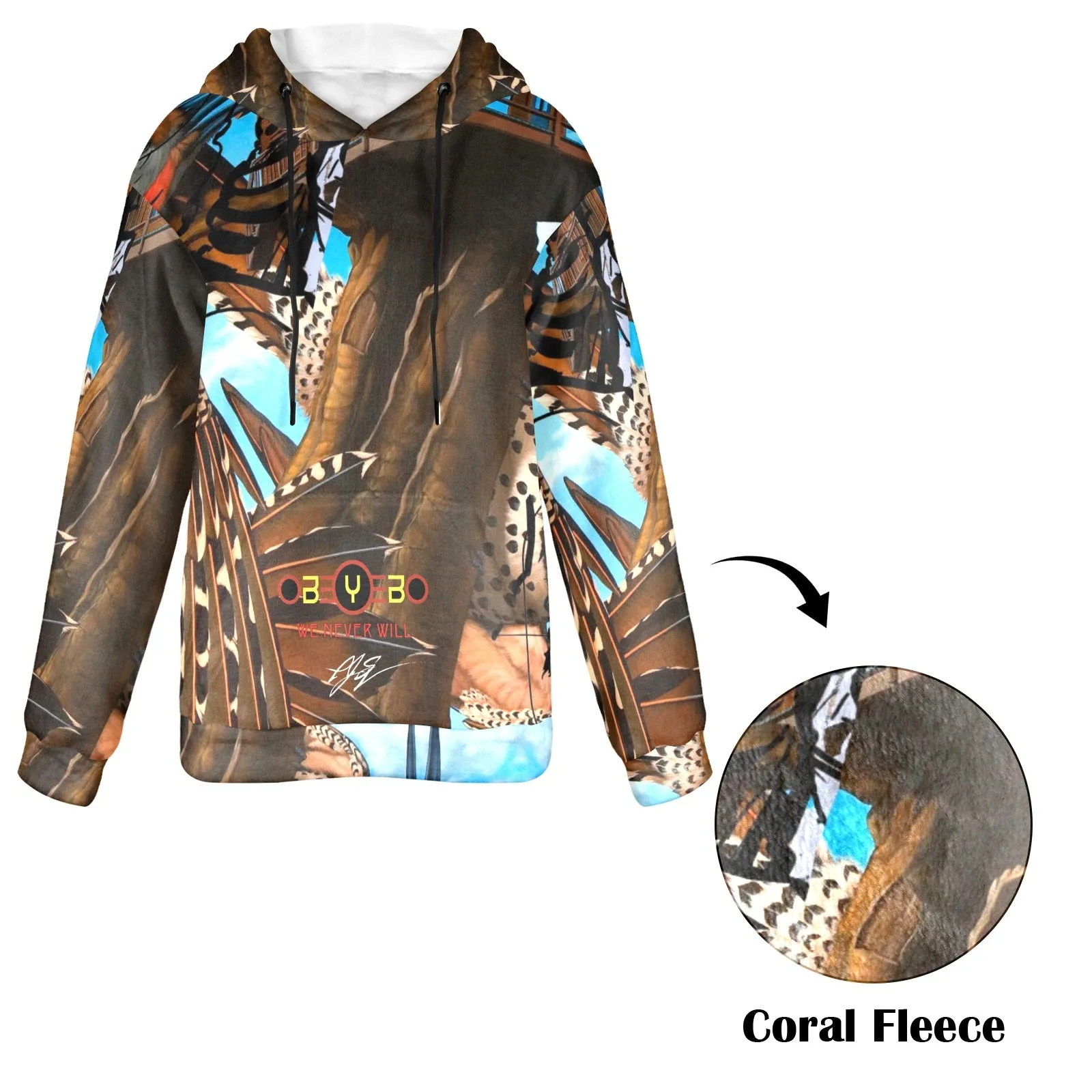 Home Invasion Women's Flannel Hoodie